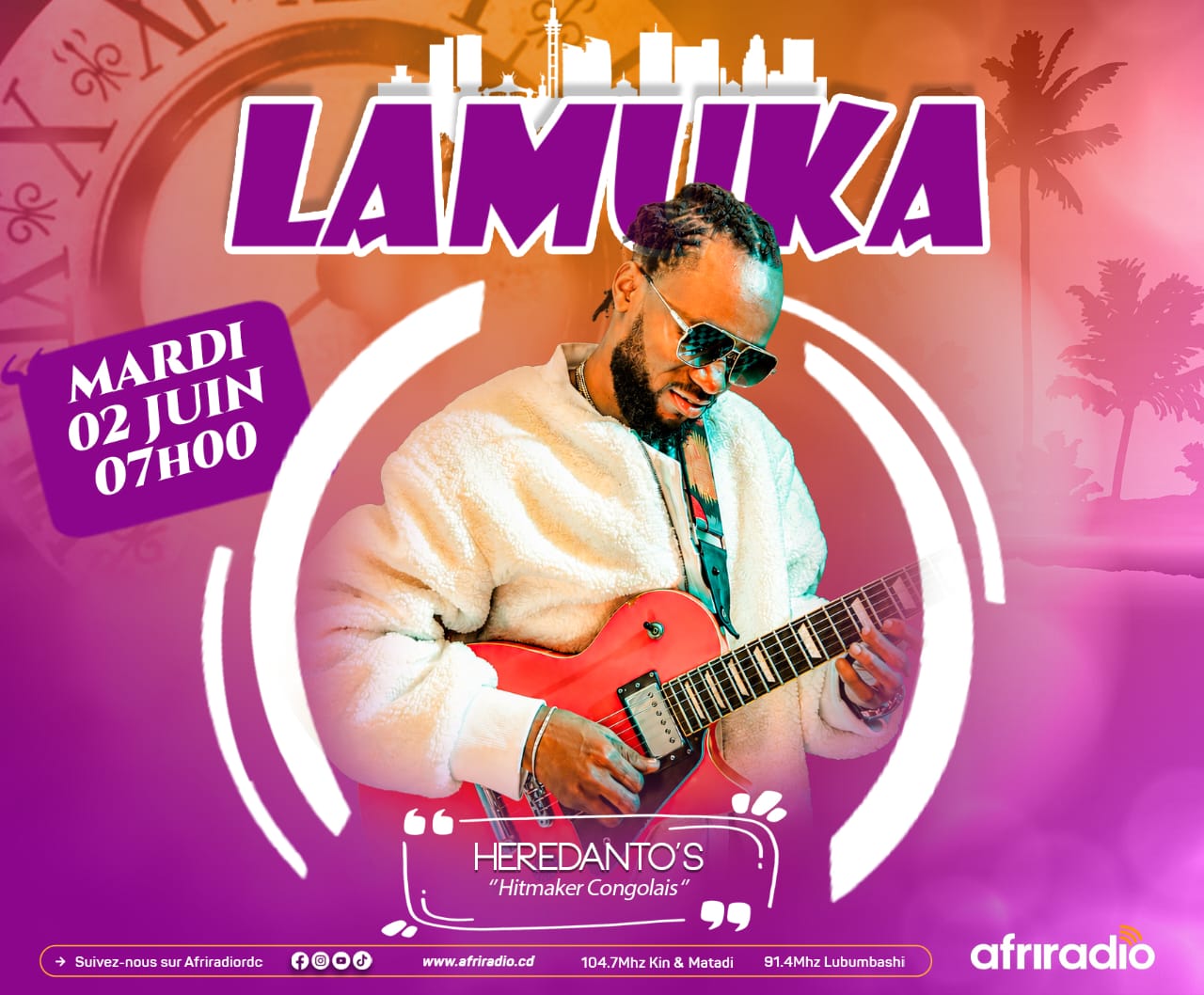 LAMUKA REÇOIT UNE FIGURE MONTANTE DE LA SCÈNE MUSICALE CONGOLAISE !